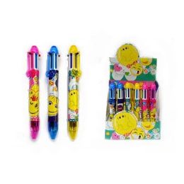 36 Wholesale 6-Color Emoji Pen