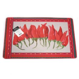 12 Pieces Woven Chilis Rug 15x23 Inch - Home Accessories