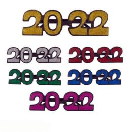 24 of 2022 New Year Glitter Glasses