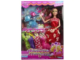 6 Wholesale 11 In Moveable Beauty Doll With Kitchen And Fashion Accessorie