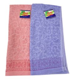 72 Pieces Hand Towel With Design - Kitchen Towels