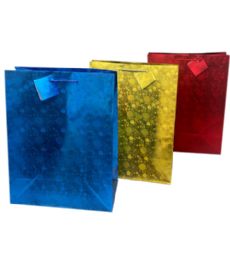 120 Pieces Hologram Medium Gift Bag 20x24x10cm - Gift Bags Everyday