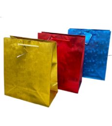 72 Pieces Hologram Xlarge Gift Bag 20x24x10cm - Gift Bags Everyday