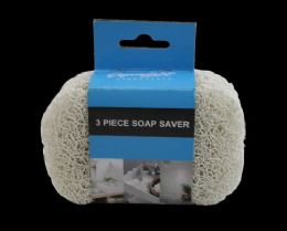 48 Pieces 3 Piece Woven Soap Savers - Soap Dishes & Soap Dispensers