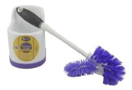 12 Wholesale Toilet Bowl Brush With Rim Cleaner And Holder Set