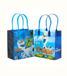 144 Pieces Small Olaf Plastic Gift Bag - Gift Bags Everyday
