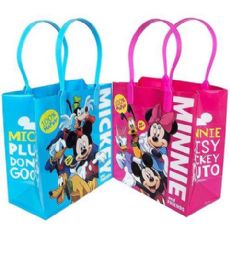 144 Pieces Small Mickey Minnie And Friends Plastic Gift Bag - Gift Bags Everyday