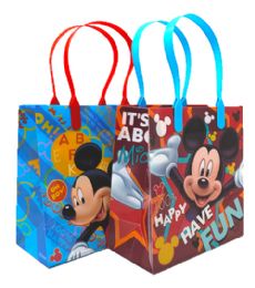 144 Pieces Small Mickey Plastic Gift Bag Style 2 - Gift Bags Everyday