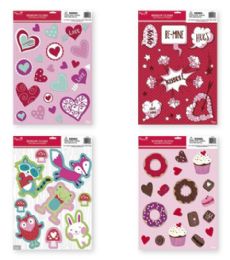 60 Wholesale Valentine Day Window Clings