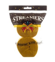 72 Pieces 2 Piece Yellow Streamer - Party Favors