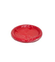 96 Pieces 12 Piece 7 Inch Red Plate Plastic - Party Paper Goods
