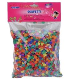 72 Wholesale Confetti 2.5 Ounce Round Color