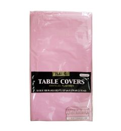 72 Pieces Hot Pink Table Cover Heavy 54x108 - Table Cloth