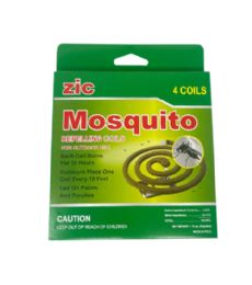 72 Pieces 4 Piece Mosquito Coil Green - Pest Control