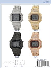 12 Wholesale Digital Watch - 50581 assorted colors