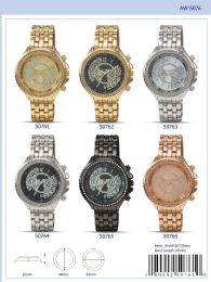 12 Wholesale Ladies Watch - 50761 assorted colors