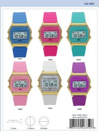 12 Wholesale Digital Watch - 46862 assorted colors