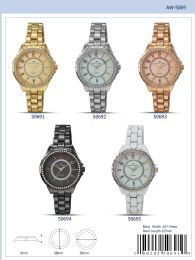 12 Wholesale Ladies Watch - 50692 assorted colors