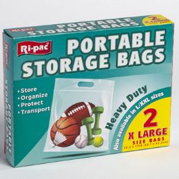 24 Wholesale Storage Bags Portable 2ct Xlarge