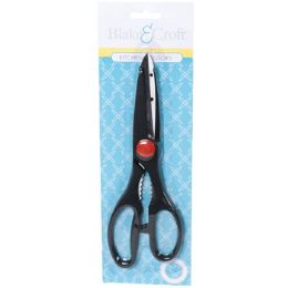 96 Wholesale Scissors Kitchen 8.5in Plastic Handle Stainless Blade B&c Kitchen Blister Card