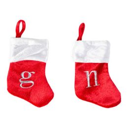 60 of Stocking Mini Monogram 8in Pp $1.49