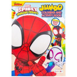 24 Wholesale Coloring Book Spidey & Friends In 24pc Display Box