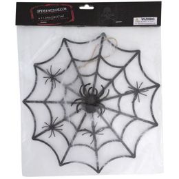 24 Wholesale Spider Web W/webbing & 5pc