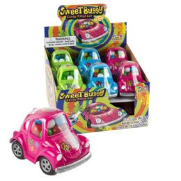 144 Wholesale Candy Filled Car Sweet Buggy 3asst Colors In Cntr Display