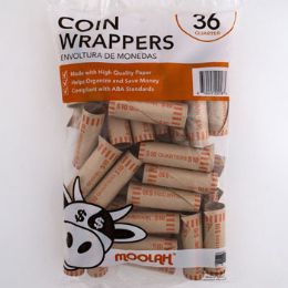 50 of Coin Wrappers - Quarters 36 ct