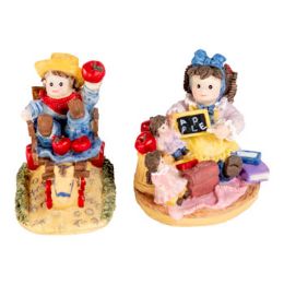 72 Wholesale Country Kids Figurineasst. Designs