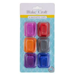 24 Bulk Handy Clip 6pk All Purpose Magnetic MultI-Color Pack Blc Each Holds Up To 1 oz