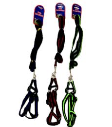 24 Wholesale Harness And Bungee Lead 2cmx120cm+50cm