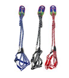 24 Wholesale Harness And Braid Lead Reflect 1x1.5x120