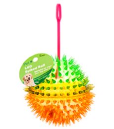 48 Wholesale Dog Toy Spike Ball Led