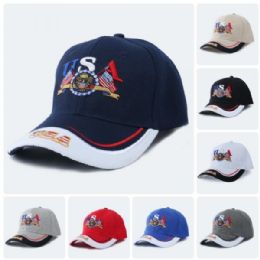 6 of Men Caps USA Logo with Seal