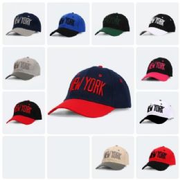 6 of Men Caps Logo New York Bi-Color