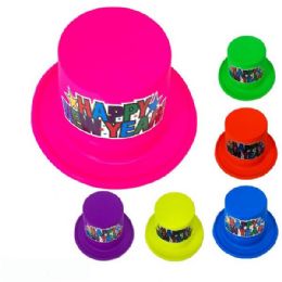 48 Wholesale Neon Colors New Year Hat
