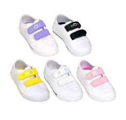 48 Wholesale Unisex Toddler's Velcro Strap Sneakers