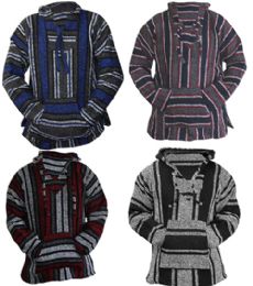 10 Pieces Baja Hoodie Xxl Assorted Colors - Mens Sweat Shirt