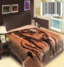 18 Wholesale Blanket Queen 1 Ply Soft Animal Assorted