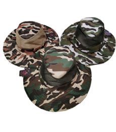 72 Wholesale Army Camo Hat Assorted Colors