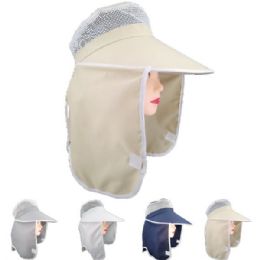 24 Wholesale Woman Summer Hat With Flap