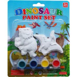 36 Wholesale Dinosaur Paint Set