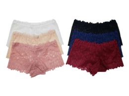 144 of Lady's Lace Boxer Free Size