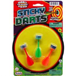 36 Pieces 3pc 2.5 Inch Sticky Dart Play Set - Toys & Games