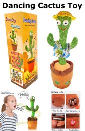 3 Pieces Vacation Style Dancing Cactus Toy - Toys & Games