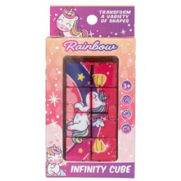 120 Pieces Rainbow Unicorn Infinity Magic Cube - Fidget Spinners
