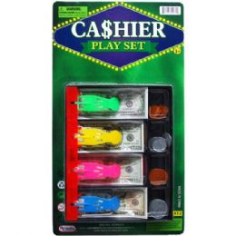 48 Pieces Playing Money Cash Drawer W/coins - Toys & Games