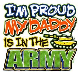 36 Pieces Baby Shirts I'm Proud My Daddy Is In The Army - Baby Apparel