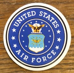 72 Pieces 3rnd Dcl Air ForcE-A. Military 3" Round Decal - Stickers